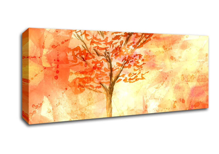 Picture of Fall In October Panoramic Canvas Wall Art
