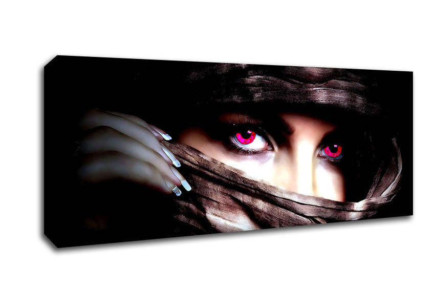 Picture of Legend Eyes Panoramic Canvas Wall Art