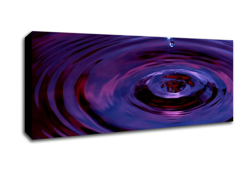 Picture of Abstract Drop Panoramic Canvas Wall Art