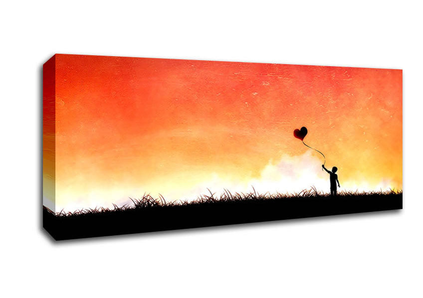 Picture of Feel My Love Panoramic Canvas Wall Art