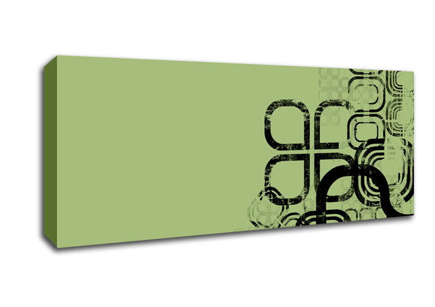 Picture of Green Maze Panoramic Canvas Wall Art