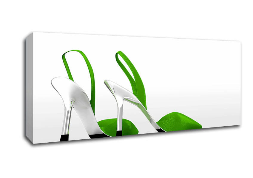 Picture of Lime Shoes Panoramic Canvas Wall Art