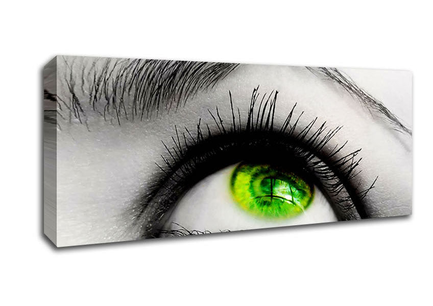 Picture of Green Eye Of The World Panoramic Canvas Wall Art