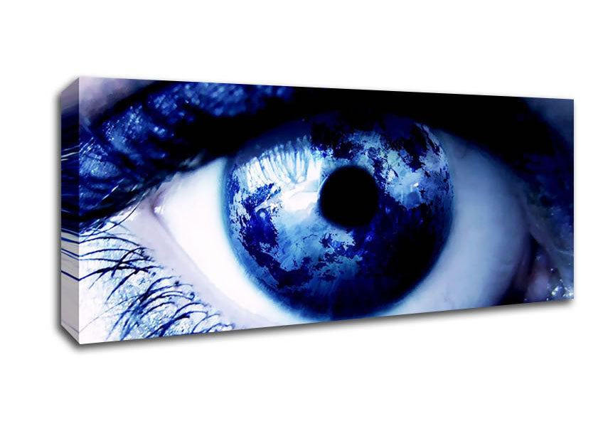 Picture of Eye Of The Storm Panoramic Canvas Wall Art