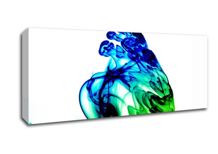 Picture of Movement Of Smoke Panoramic Canvas Wall Art