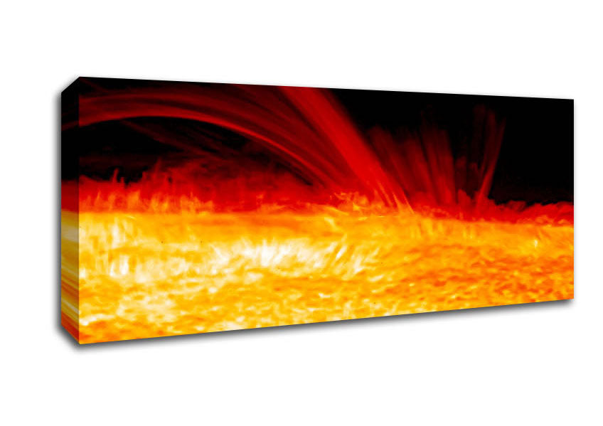 Picture of Lava River Panoramic Canvas Wall Art