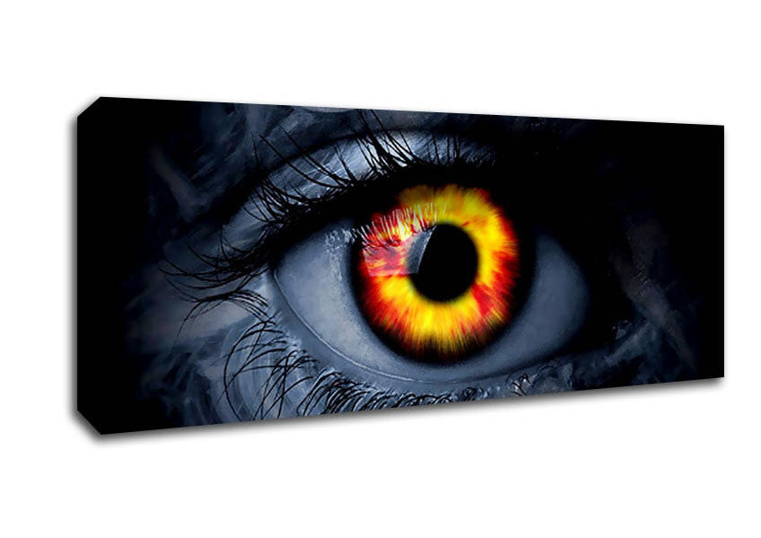 Picture of Fire Eye Panoramic Canvas Wall Art