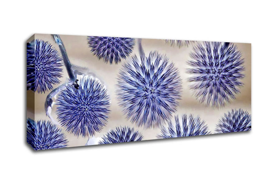 Picture of Dandelion Surprise Lilac Panoramic Canvas Wall Art