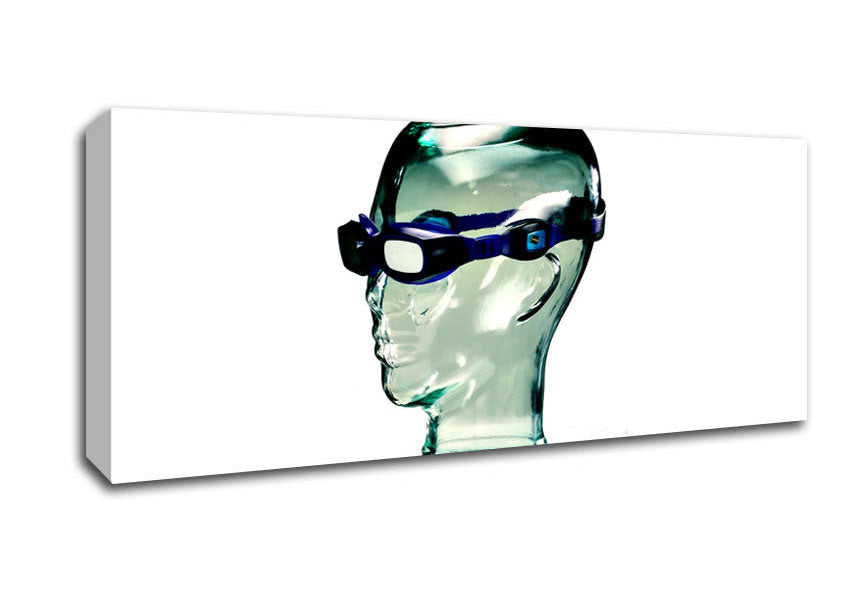 Picture of Glass Head Panoramic Canvas Wall Art