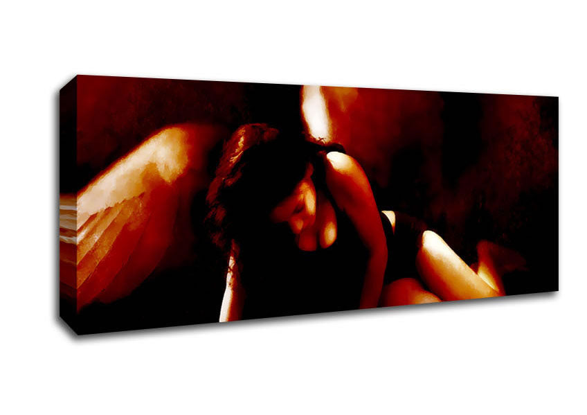 Picture of Fallen Angel Panoramic Canvas Wall Art