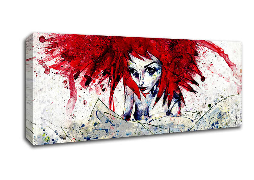 Picture of Pixie At The Bottom Of The Garden Panoramic Canvas Wall Art