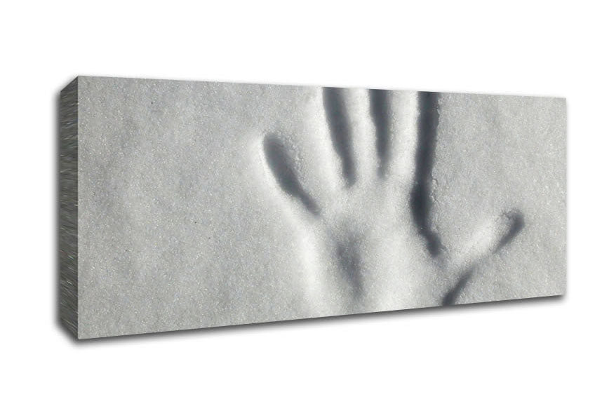 Picture of Hand Print Of Time Panoramic Canvas Wall Art