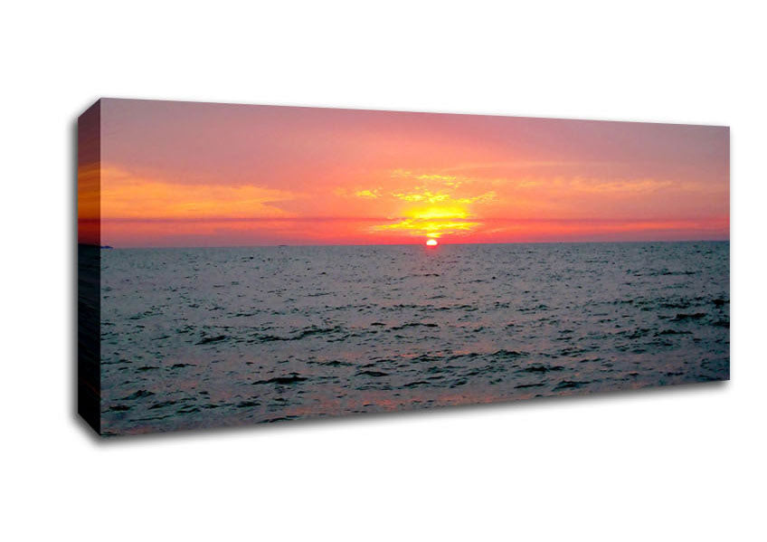 Picture of Sunset Florida Panoramic Canvas Wall Art