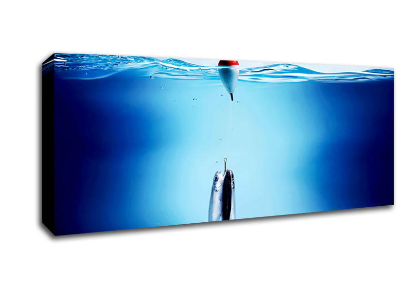 Picture of Fishing Trip Panoramic Canvas Wall Art
