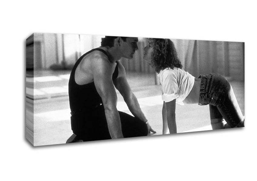 Picture of Dirty Dancing Baby And Johnnie Panoramic Canvas Wall Art