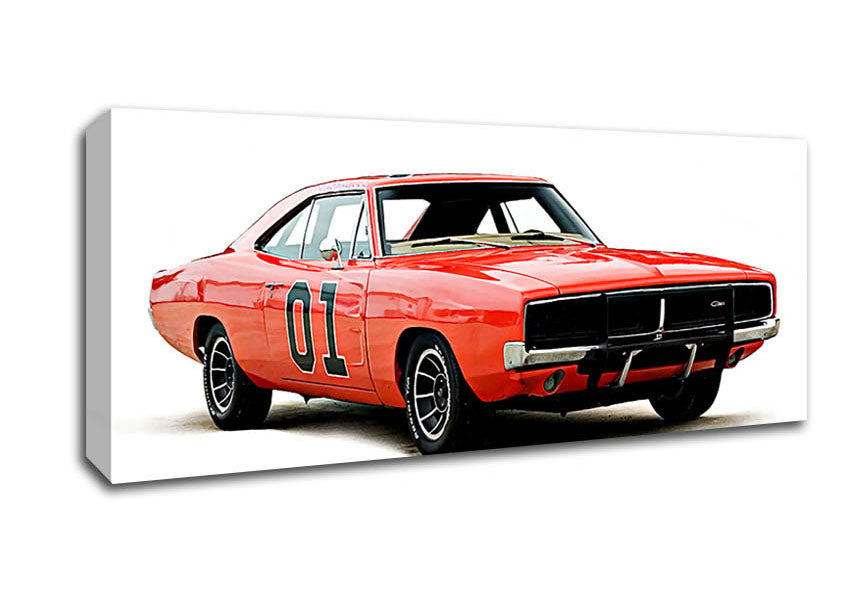 Picture of Dukes Of Hazzard Panoramic Canvas Wall Art