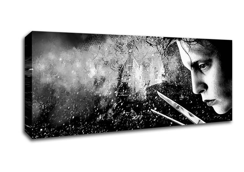 Picture of Edward Scissorhands Panoramic Canvas Wall Art