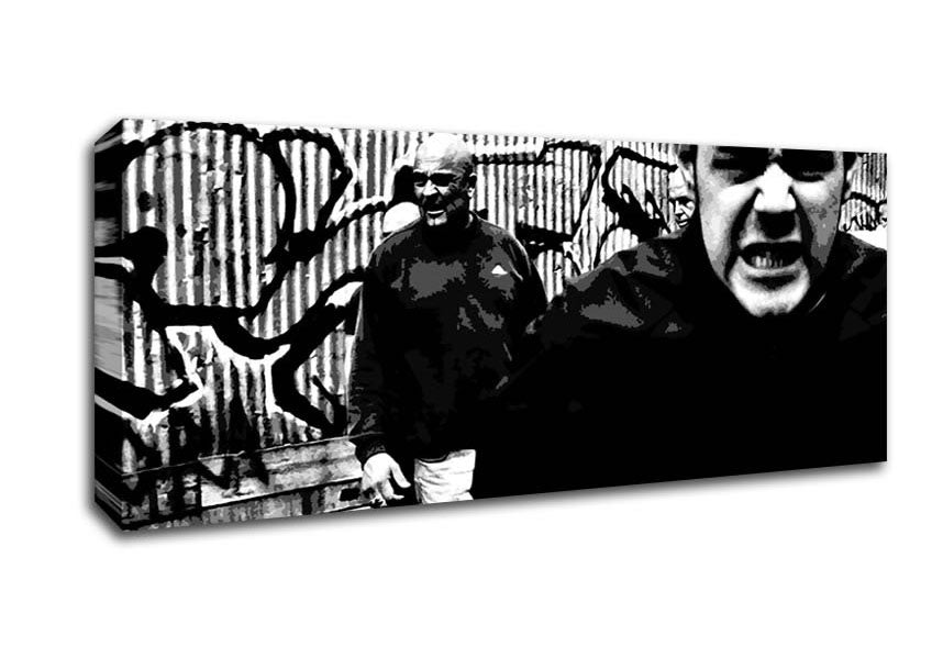 Picture of Football Factory Panoramic Canvas Wall Art