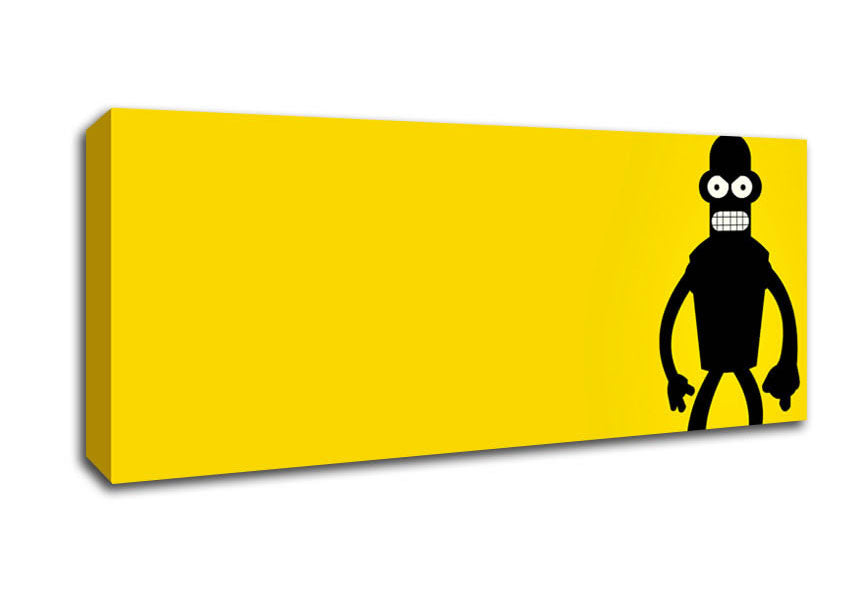 Picture of Futurama Bender Panoramic Canvas Wall Art