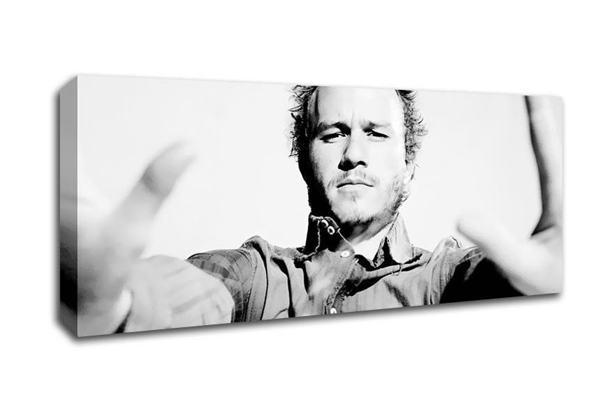 Picture of Heath Ledger Hands Panoramic Canvas Wall Art