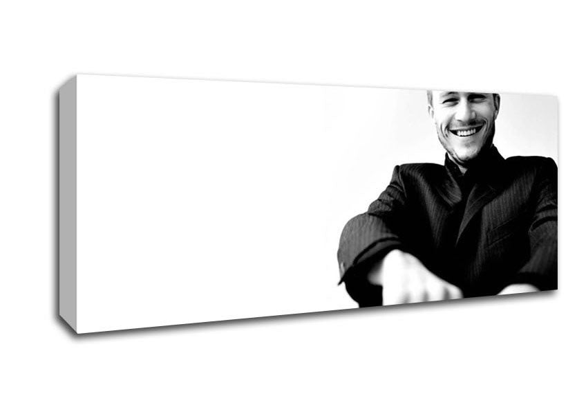 Picture of Heath Ledger Portrait Panoramic Canvas Wall Art
