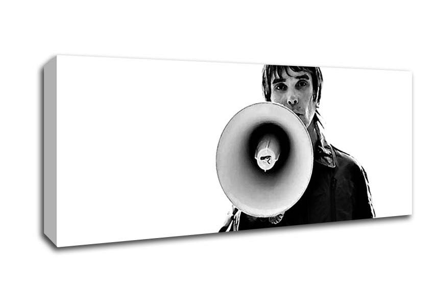 Picture of Ian Brown Megaphone Panoramic Canvas Wall Art