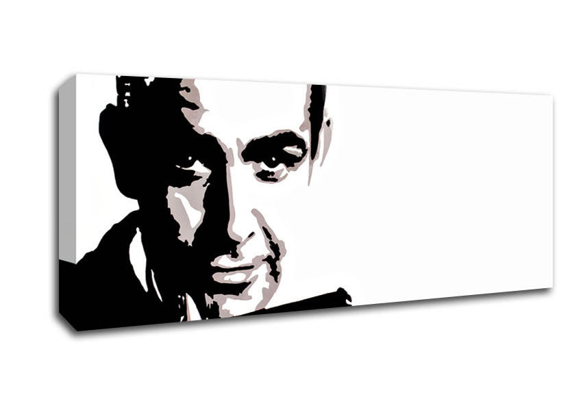 Picture of James Bond Sean Connery Panoramic Canvas Wall Art