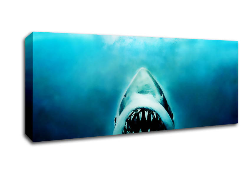 Picture of Jaws Panoramic Canvas Wall Art
