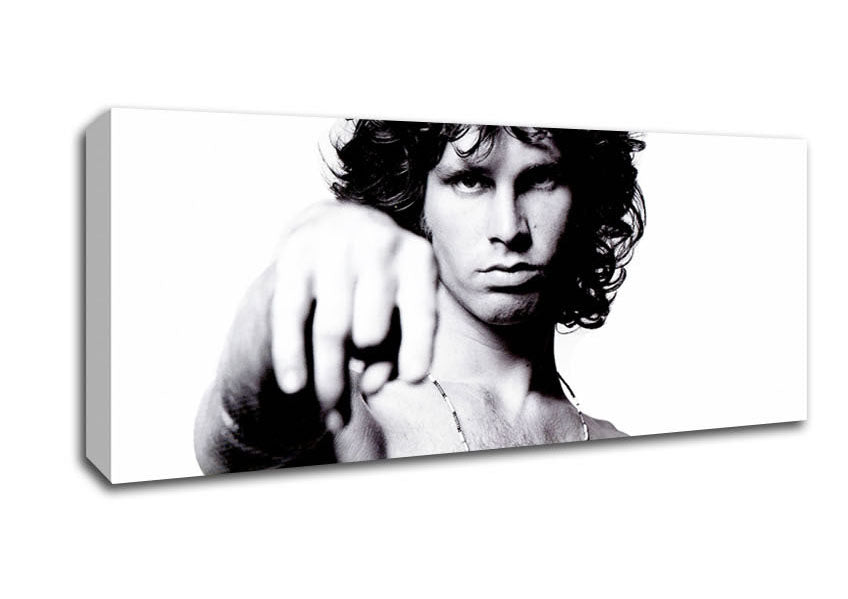 Picture of Jim Morrison Light My Fire Panoramic Canvas Wall Art