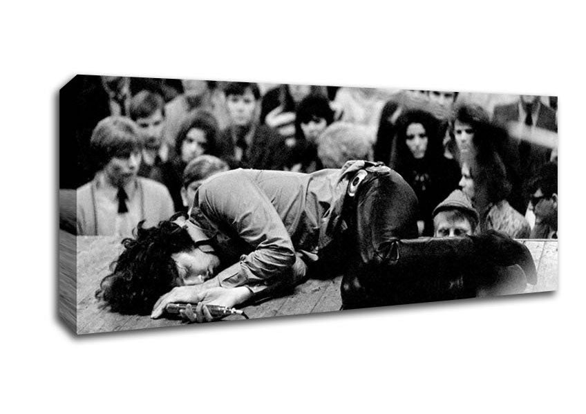 Picture of Jim Morrison Stage Panoramic Canvas Wall Art