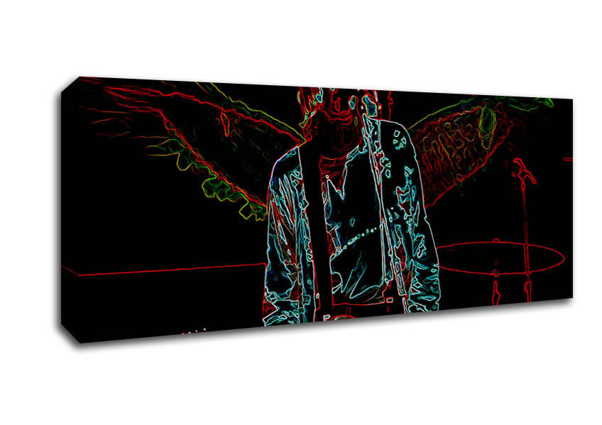Picture of Kurt Cobain Panoramic Canvas Wall Art