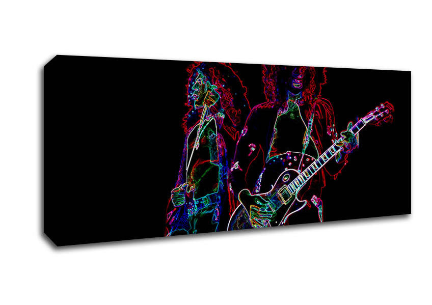 Picture of Led Zepplin Panoramic Canvas Wall Art