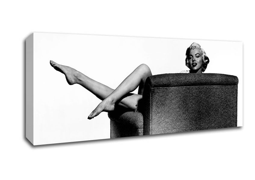 Picture of Marilyn Monroe Legs Panoramic Canvas Wall Art