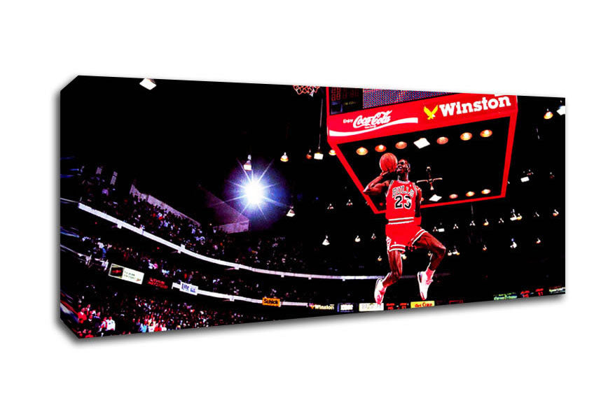 Picture of Micheal Jordon Air Panoramic Canvas Wall Art