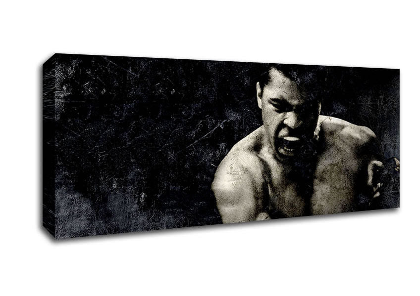 Picture of Muhammad Ali Power Panoramic Canvas Wall Art