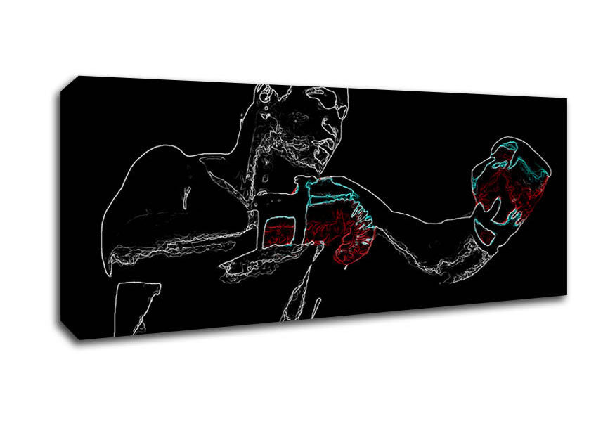 Picture of Muhammad Ali Panoramic Canvas Wall Art