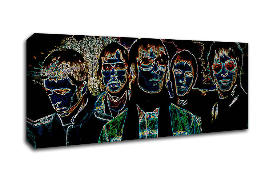 Picture of Oasis All My People Panoramic Canvas Wall Art
