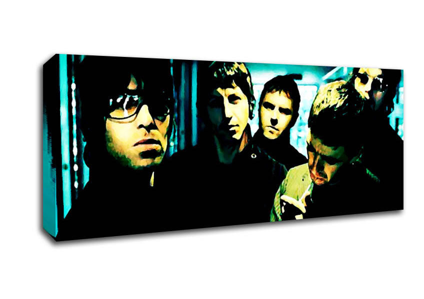 Picture of Oasis Lift Liam n Noel Panoramic Canvas Wall Art