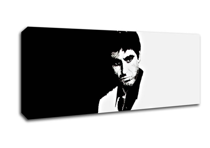 Picture of Scarface B n W Panoramic Canvas Wall Art