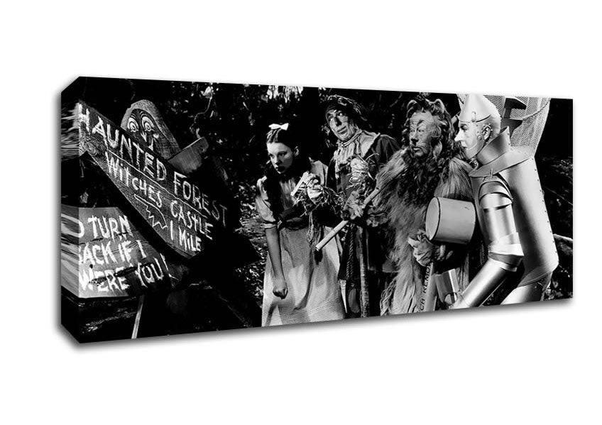 Picture of Wizard Of Oz Haunted Woods Panoramic Canvas Wall Art