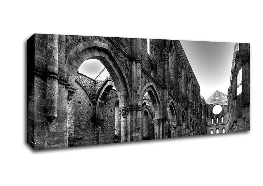 Picture of Old Building Panoramic Canvas Wall Art