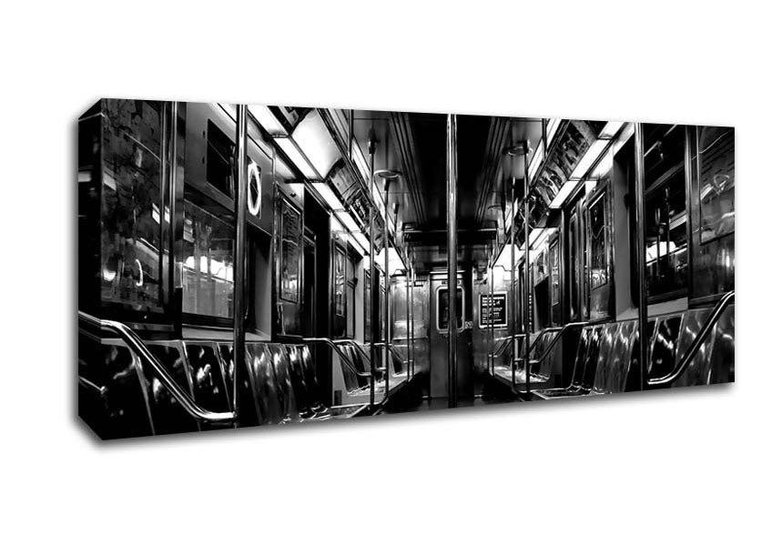 Picture of Ghost Train Panoramic Canvas Wall Art