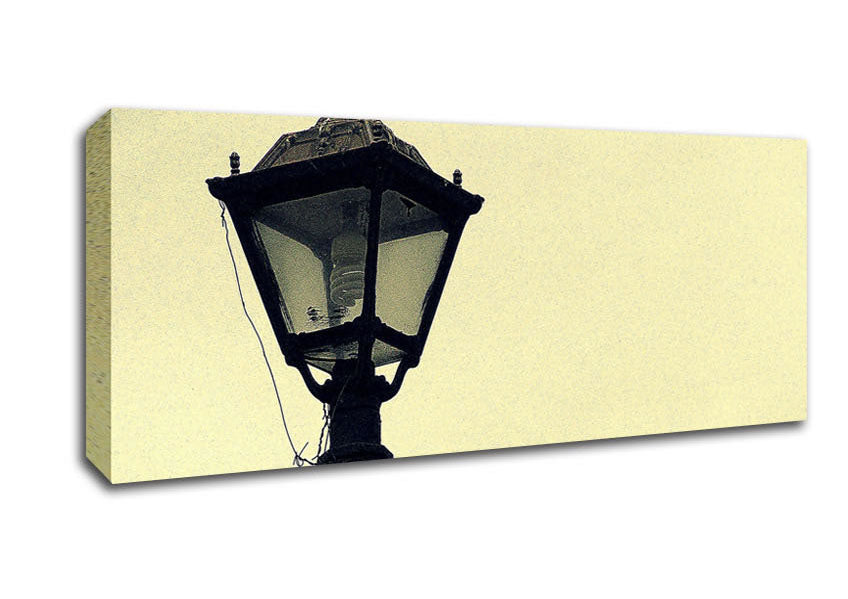 Picture of Old Street Lamp Panoramic Canvas Wall Art