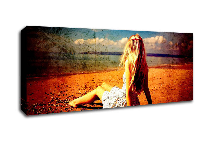 Picture of Old Beach Panoramic Canvas Wall Art