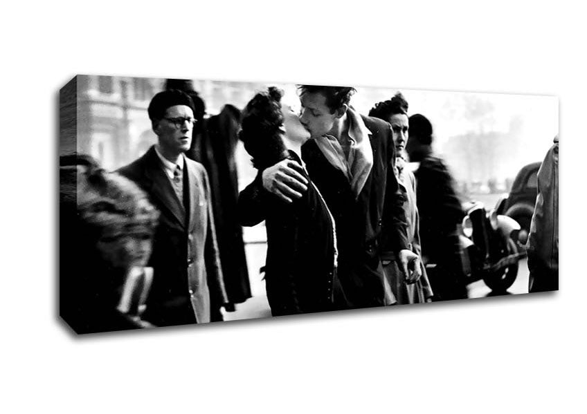 Picture of Kiss Old Retro Panoramic Canvas Wall Art