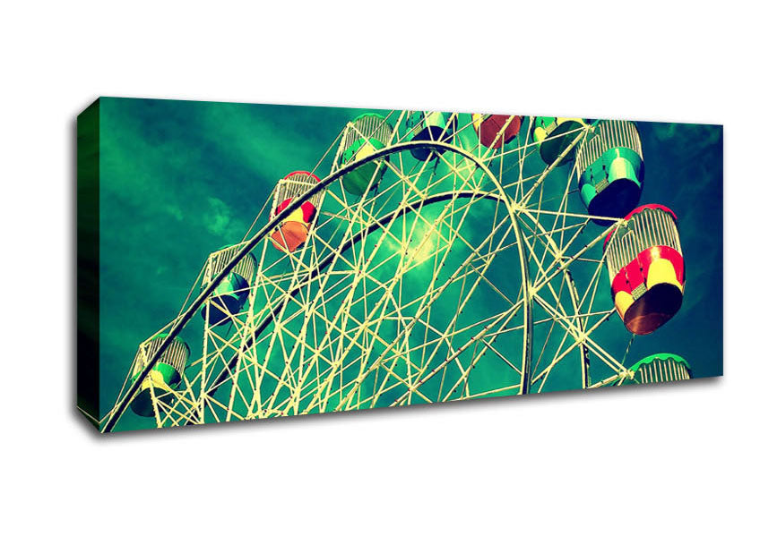 Picture of Ferris Wheel 4 Panoramic Canvas Wall Art