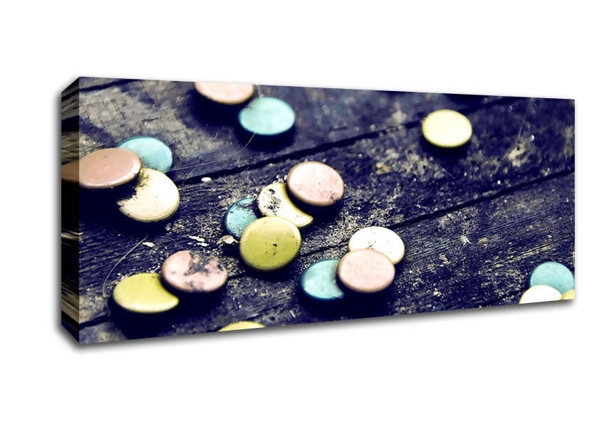 Picture of Pins Panoramic Canvas Wall Art