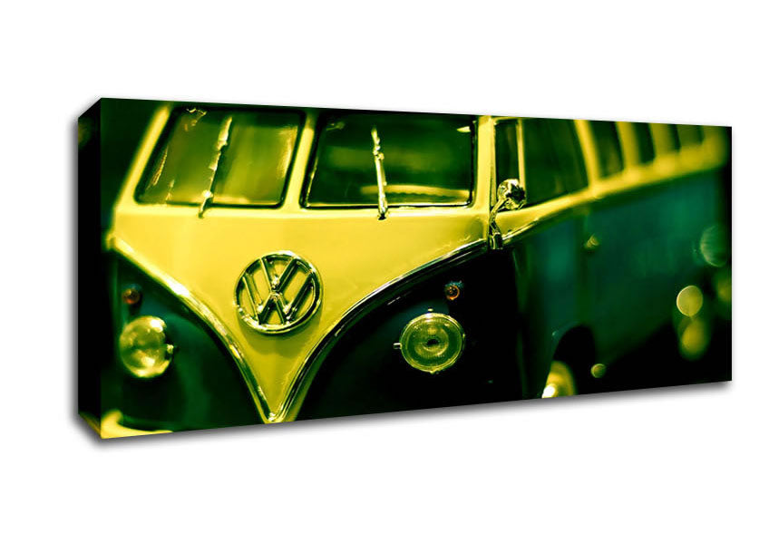 Picture of Volkswagen Bus Toy Panoramic Canvas Wall Art