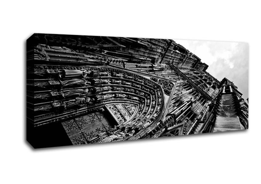 Picture of Notre Dame Barcelona Panoramic Canvas Wall Art