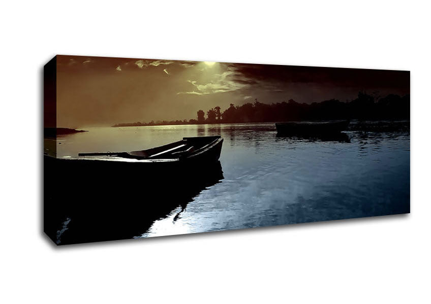 Picture of Lovely Evening Panoramic Canvas Wall Art